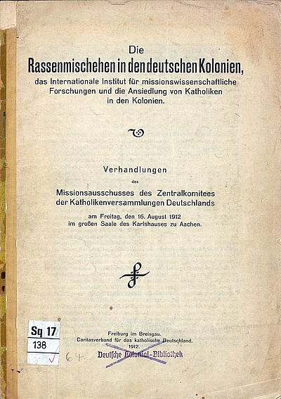 Buchcover "Rassenmischehen"