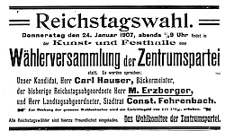 Erzberger in Freiburg